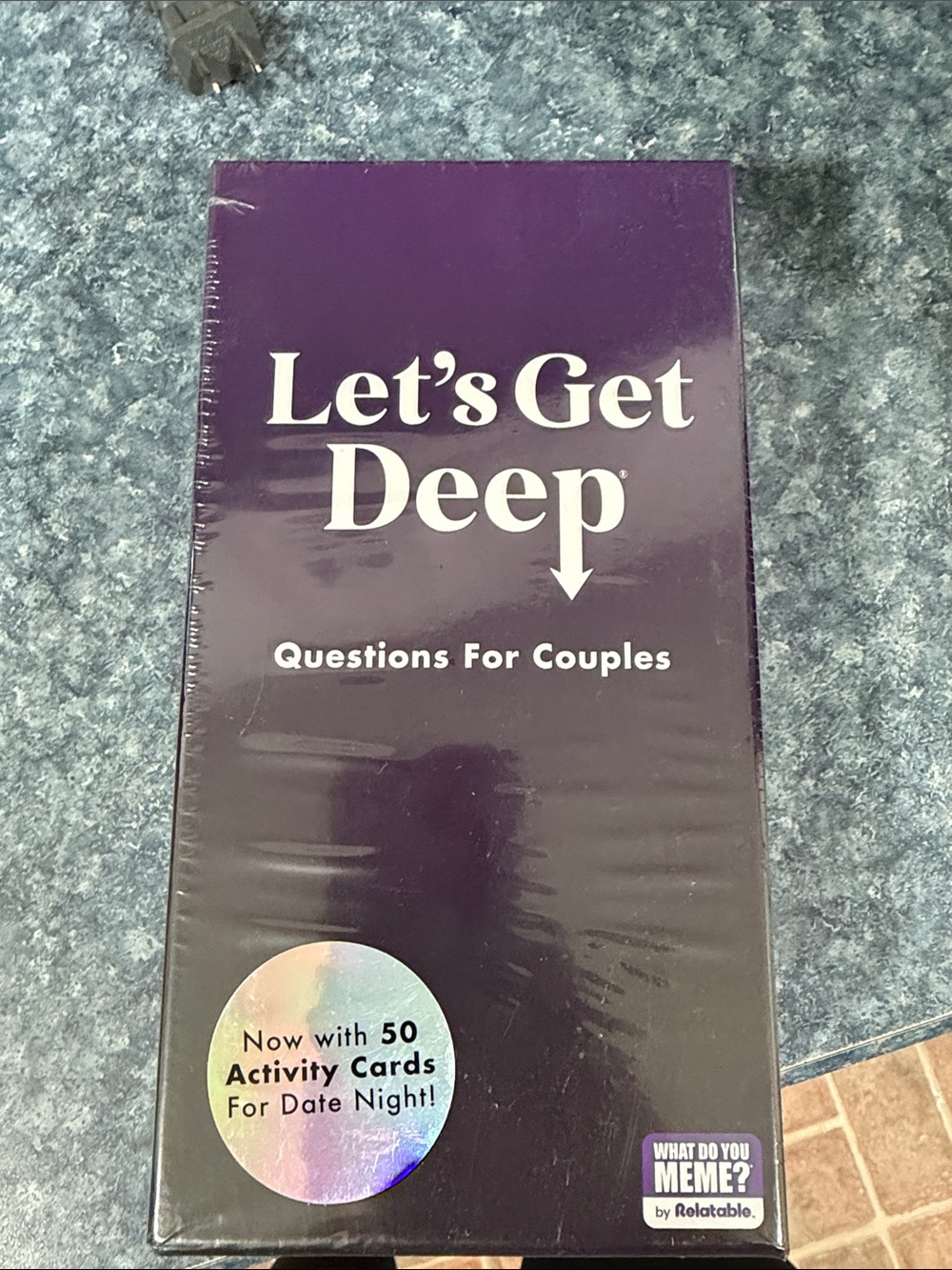 NWT- Let's Get Deep - Purple Couples Question Card Game